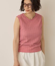 AMERICAN HOLIC フクレジャガードノースリーブトップス