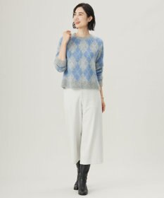 J.PRESS LADIES L 【WEB限定】FLUFFY ARGYLE ニット