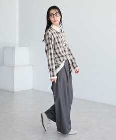 CRAFT STANDARD BOUTIQUE レイヤードライクチェックシャツ