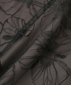 YECCA VECCA 【2点SET】フラワー柄スパンコール刺繍ドレス