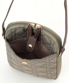 LA BAGAGERIE グリッドキルティングショルダー