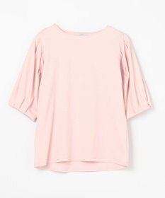 ANY 【WEB限定・接触冷感】シルケットスムース ギャザーパフスリーブトップス