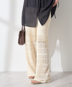 AMERICAN HOLIC レース編みニットパンツ