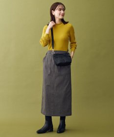 ANY L 【6色展開】フリルネックニット