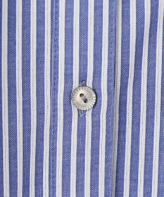 J.PRESS LADIES Jカミーチェストライプ シャツカラー カットソー