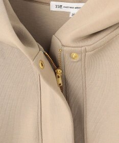 23区 S 【洗える】コットンエアーダンボール ドロスト フーディー