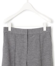 ICB ウールミルドジャージー ワイドストレートパンツ