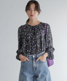 組曲 S プティフラワープリント ブラウス