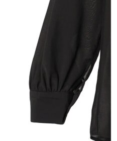 earth music&ecology フリルスリーブシャツ