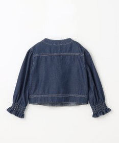 組曲 KIDS 【110-140㎝】ラウンドカラー デニムジャケット