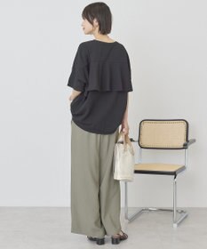 AMERICAN HOLIC 【先行予約】【WEB限定】バックフリル半袖プルオーバー