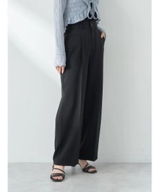 earth music&ecology タックストレートパンツ