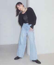 earth music&ecology ミニケーブルコンパクトカーディガン