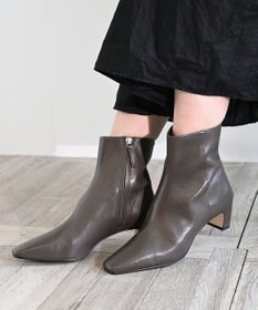 APOM イタリアンカーフ サイドジップアンクルブーツ 45