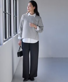 ICB ベルベットライン トラックワイドパンツ