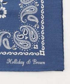 JOSEPH ABBOUD 【イタリア製・Holliday&Brown】バンダナプリント スカーフ
