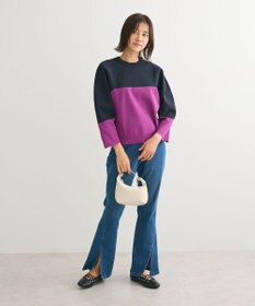 Green Parks ・ＳＵＧＡＲ　ＳＰＯＯＮ　デニムスリットフレアパンツ