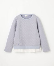 組曲 KIDS 【110-140㎝】ハートキルトジャガード トレーナー