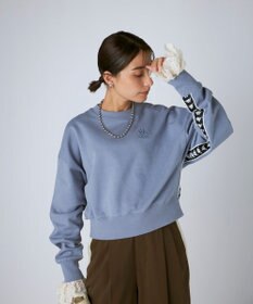 OP／FILA 【Kappa】ショート丈 ドロップショルダー 裏毛スウェット