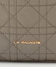 LA BAGAGERIE グリッドキルティングショルダー