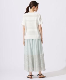 自由区 S 【カタログ掲載・洗える】エンブロイダリーローン スカート