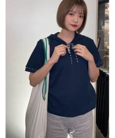 Green Parks チェックポイントワッフルプルオーバー