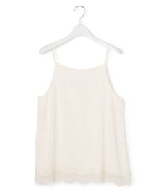 23区 L 【先行予約】サテンレースキャミソール