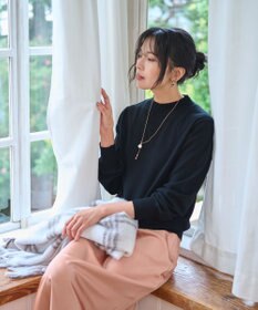 WEGO 【WEB限定/25年秋冬新作/洗濯OK/毛玉レス】ハイネックプルオーバー