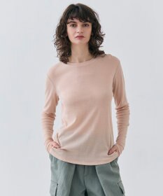 BEIGE， 【洗える】SORE / コットンシアークルーネックカットソー