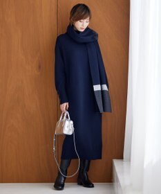 ICB ソフトカシミヤミックス ニットストール