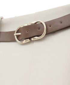 earth music&ecology ベルト付きタブデザインショートパンツ