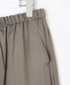 23区 【SLOW/一部店舗限定】キュプラフィブリルクロス サイドライン ワイドパンツ