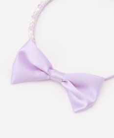 ANY KIDS ビーズ × リボン カチューシャ