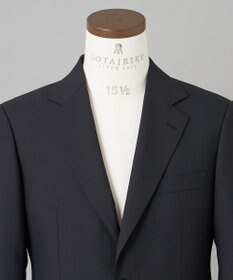 GOTAIRIKU 【オールシーズン対応】WOOL×POLYESTER ライトウェイト スーツ（ブラックストライプ）