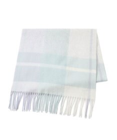 MOONBAT FURLA ウールブロックチェックラメストール/幅50cm