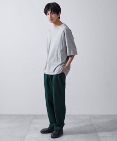 WEGO 【ユニセックス着用ITEM/ウエストゴム/手洗い可】チノイージーワイドパンツ