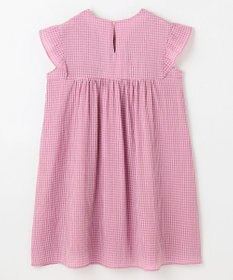 組曲 KIDS 【150-160㎝】ギンガムサッカー ワンピース