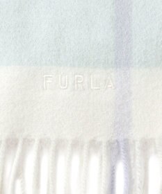 MOONBAT FURLA ウールブロックチェックラメストール/幅50cm