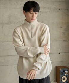 WEGO 【ユニセックス着用ITEM】ミラノリブハーフジッププルオーバー