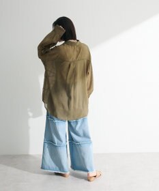 Green Parks ・ＥＬＥＮＣＡＲＥ　ＤＵＥ　テープ刺繍シアーシャツ