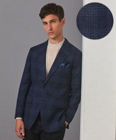 GOTAIRIKU 【Ermenegild Zegna/ゼニア】トロフェオ カシミヤ ジャケット_ネイビーチェック