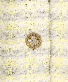 自由区 【Precious 5月号掲載】【カトリエムブーケ】Couleur tweed ツイードジレ