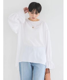 AMERICAN HOLIC 接触冷感キャンディースリーブサイドスリットブラウス