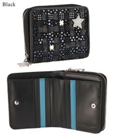 tsumori chisato CARRY キラメッシュ ラウンドファスナー折財布