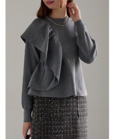 Te chichi アシンメトリーフリルニット《2025winter catalog item》