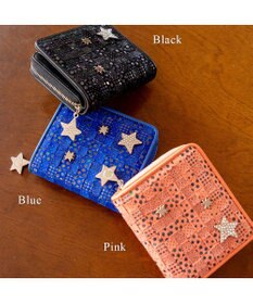 tsumori chisato CARRY キラメッシュ ラウンドファスナー折財布