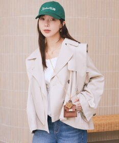 earth music&ecology マイクロミニバッグメタルハートチェーンチャーム