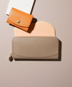 TOPKAPI 【TOPKAPI】角シボ型押し・ ラウンド 長財布 COLORATO コロラート