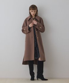 GRACE CONTINENTAL ウールカシミヤリバーコート