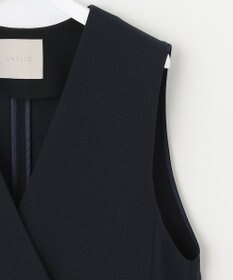 UNFILO 【ストレッチ/洗える】BEAUTY MOVE ダブルボタンジレ